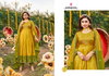 Haldi Mehndi By Rangoon Mirror Work Silk Anarkali Readymade Suits Wholesale Shop In Surat